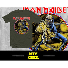 Load image into Gallery viewer, Playera Iron Maiden Mod. Piece Of Mind Retro Vintage Unisex