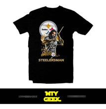 Load image into Gallery viewer, Playera Pittsburgh Steelers Acereros Nfl Jason Momoa Unisex
