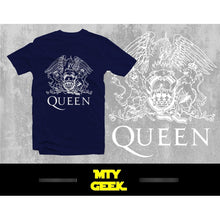 Load image into Gallery viewer, Playera Queen Mod. Logo Freddie Mercury Retro Vintage Unisex
