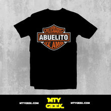 Load image into Gallery viewer, Playera Abuelo Abuelito Dia Del Padre Unisex Tshirt Harley
