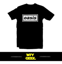 Load image into Gallery viewer, Playera Oasis - Mod. Logo Gallagher Britpop Retro Unisex

