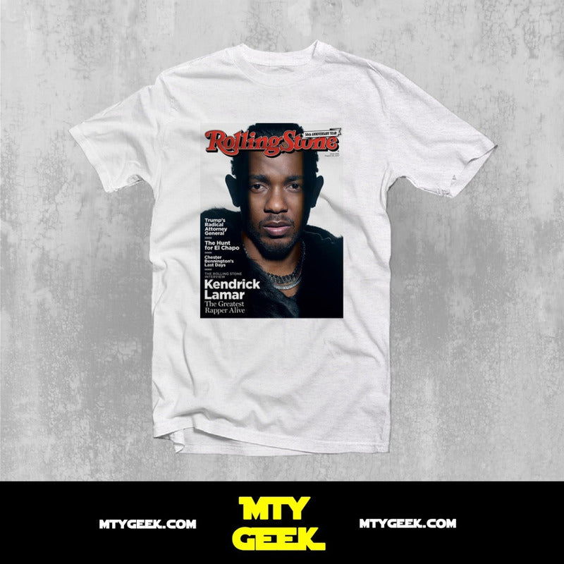 Playera Kendrick Lamar - Mod. Rolling Stone Unisex T-shirt