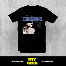 Load image into Gallery viewer, Playera Scorpions - Mod. Icon Tour Vintage Classic Metal

