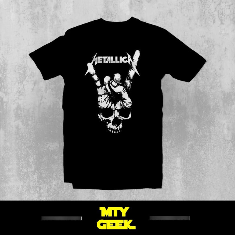 Playera Metallica Mod. Fingers  Vintage Retro Unisex