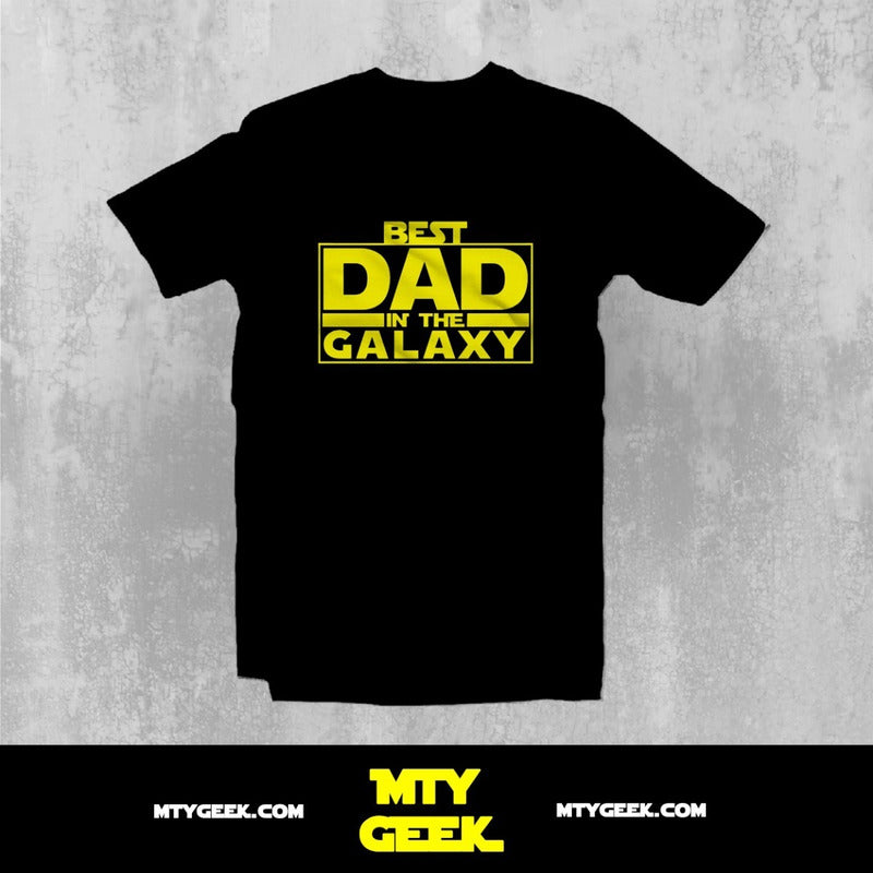Playera Best Dad Star Wars Dia Del Padre Unisex Tshirt