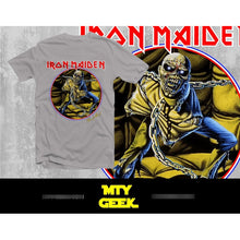 Load image into Gallery viewer, Playera Iron Maiden Mod. Piece Of Mind Retro Vintage Unisex
