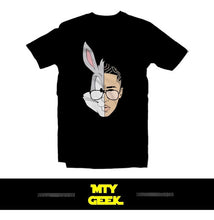 Load image into Gallery viewer, Playera Bad Bunny - Mod. 1 Negro Bugs Conejo Malo Unisex
