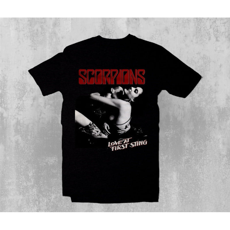 Playera Scorpions - Mod. Love At Tour Vintage Classic Metal