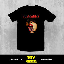 Load image into Gallery viewer, Playera Scorpions - Mod. Tongue Tour Vintage Classic Metal

