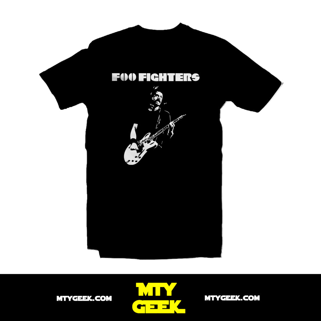Playera Foo Fighters - Mod. Silueta Dave Grohl Retro Unisex