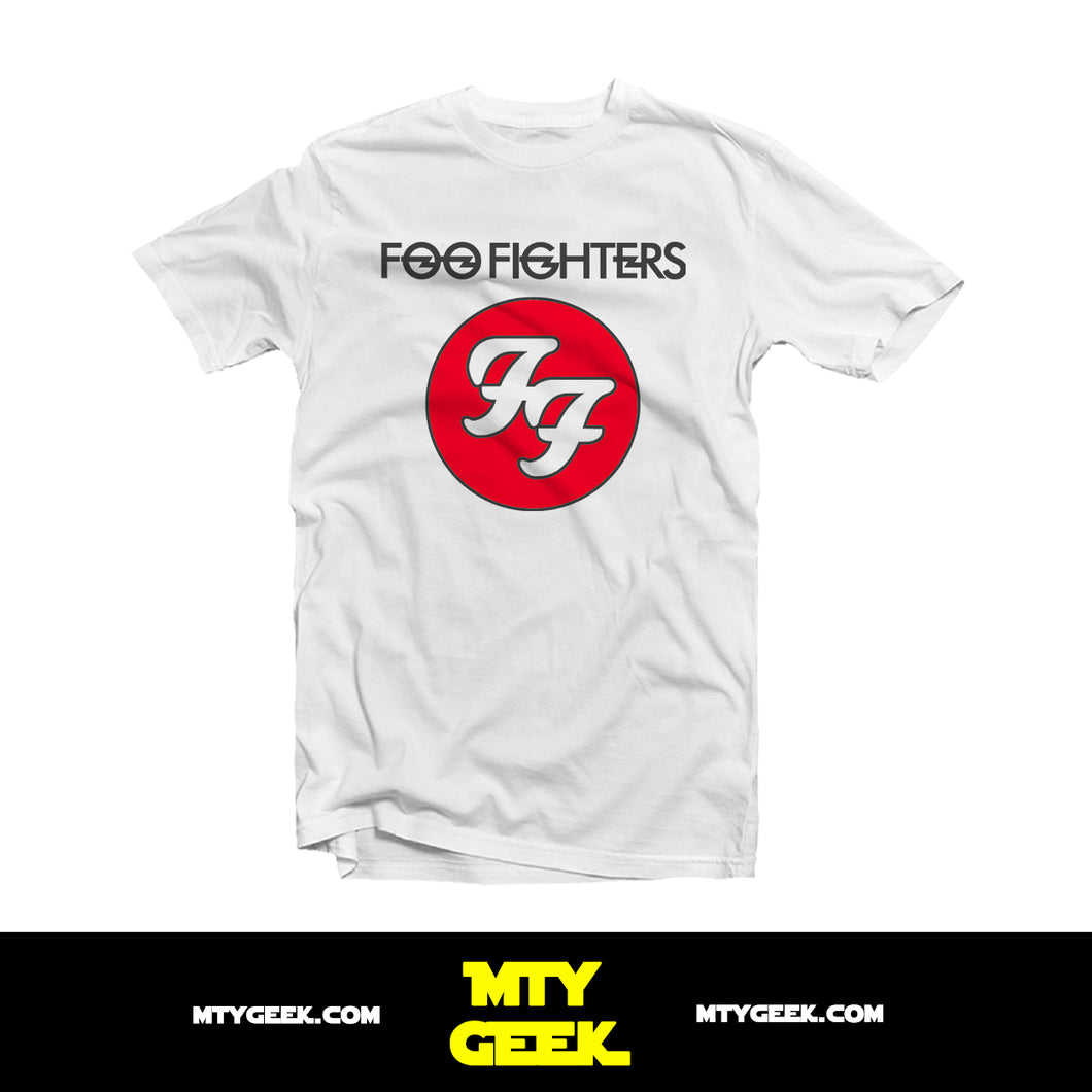 Playera Foo Fighters - Mod. Logo Rojo Dave Grohl Unisex