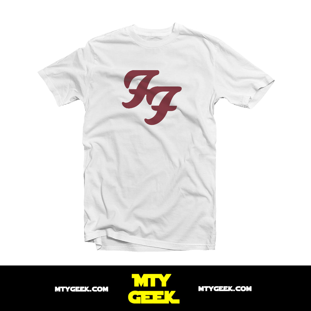 Playera Foo Fighters - Mod. Logo Letras Dave Grohl Unisex