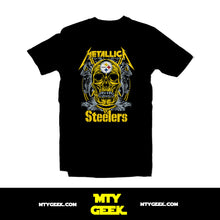 Load image into Gallery viewer, Playera Pittsburgh Metallica 3 Steelers Acereros Nfl Unisex

