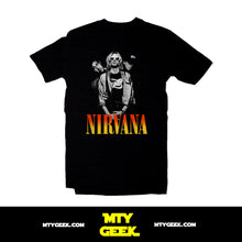 Load image into Gallery viewer, Playera Nirvana Kurt Cobain Mod 3 Grunge Retro Unisex
