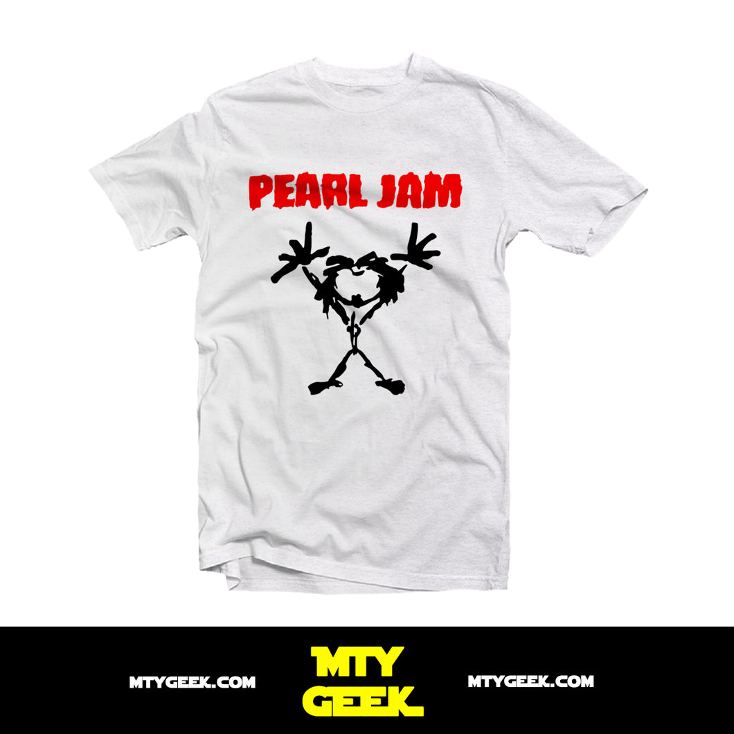 Playera Pearl Jam Eddie Vedder Logo Retro Vintage Unisex
