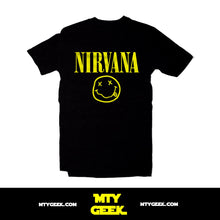 Load image into Gallery viewer, Playera Nirvana Kurt Cobain Logo Grunge Vintage Retro Unisex
